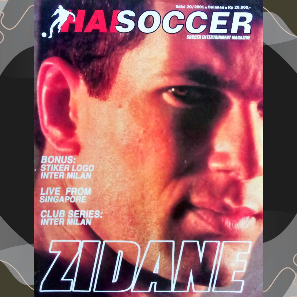 Majalah HaiSoccer Hai Soccer Edisi Zinedine Zidane