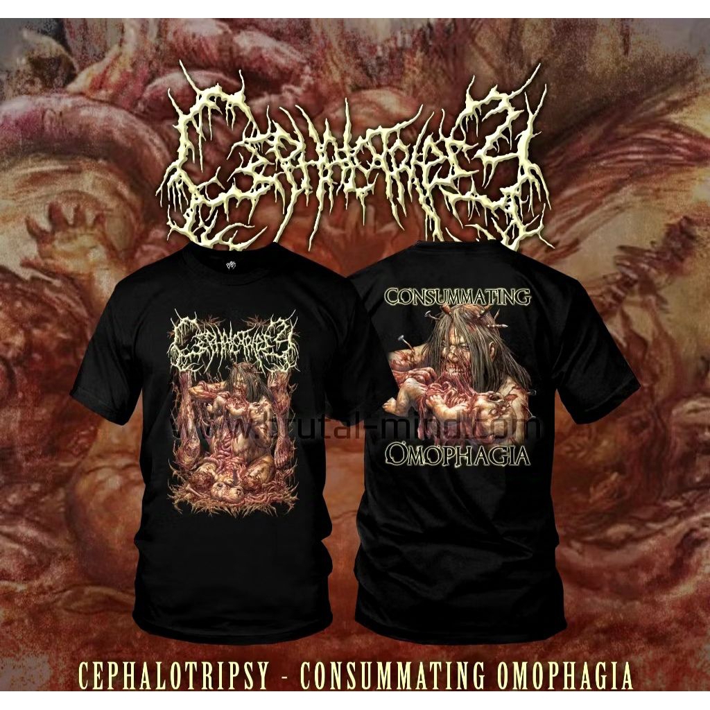 Original T-shirt Cephalotripsy - Consummating Omophagia