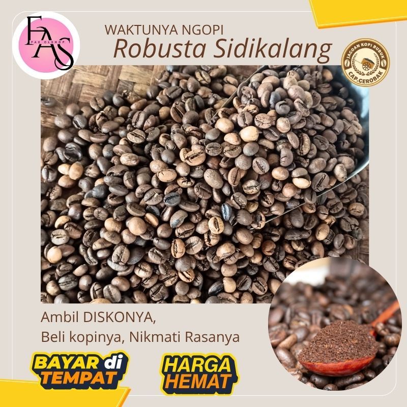 

KOPI ENAK ROBUSTA SIDIKALANG TERMURAH 1kg - 500gram - 200gram - 100gram