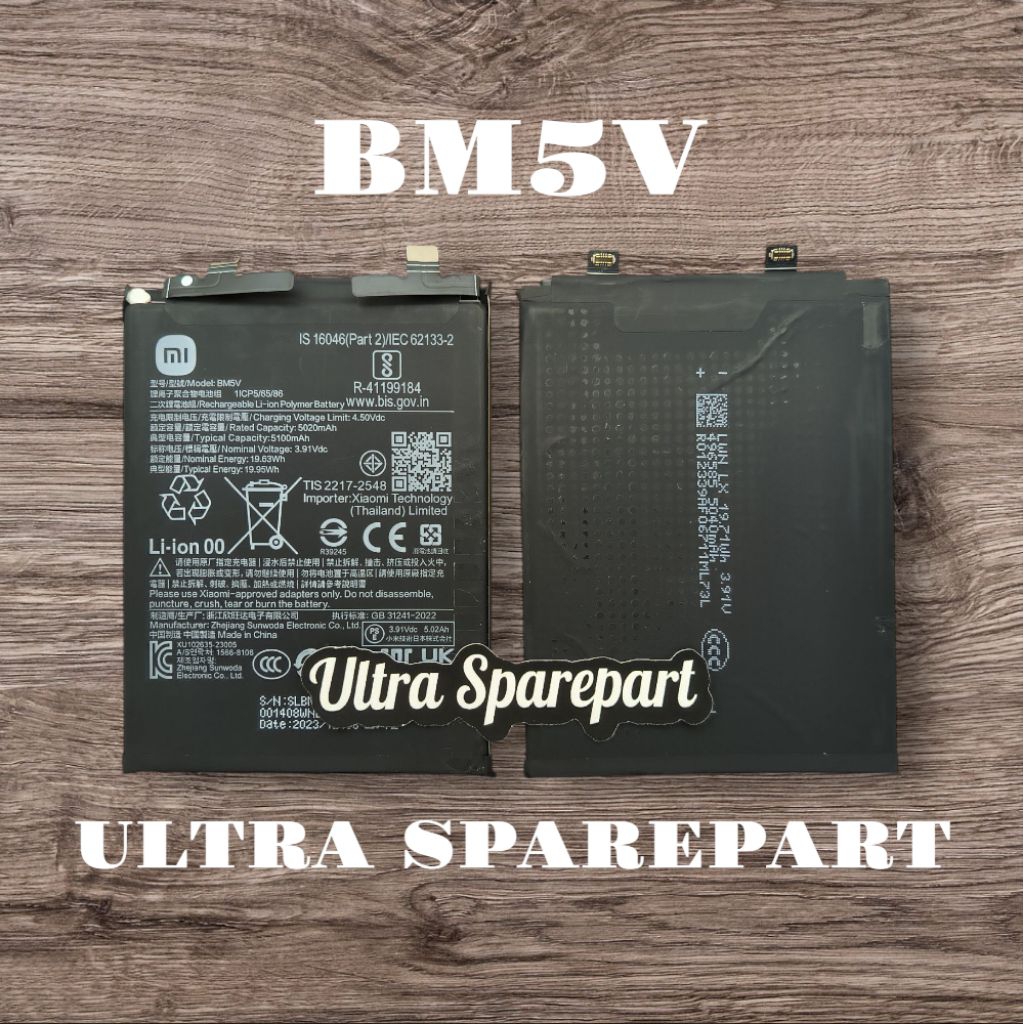 BATRE BATTERY BATERAI BM5V XIAOMI REDMI NOTE 13 PRO 5G / POCO X6 5G ORIGINAL 100% COPOTAN CABUTAN BE