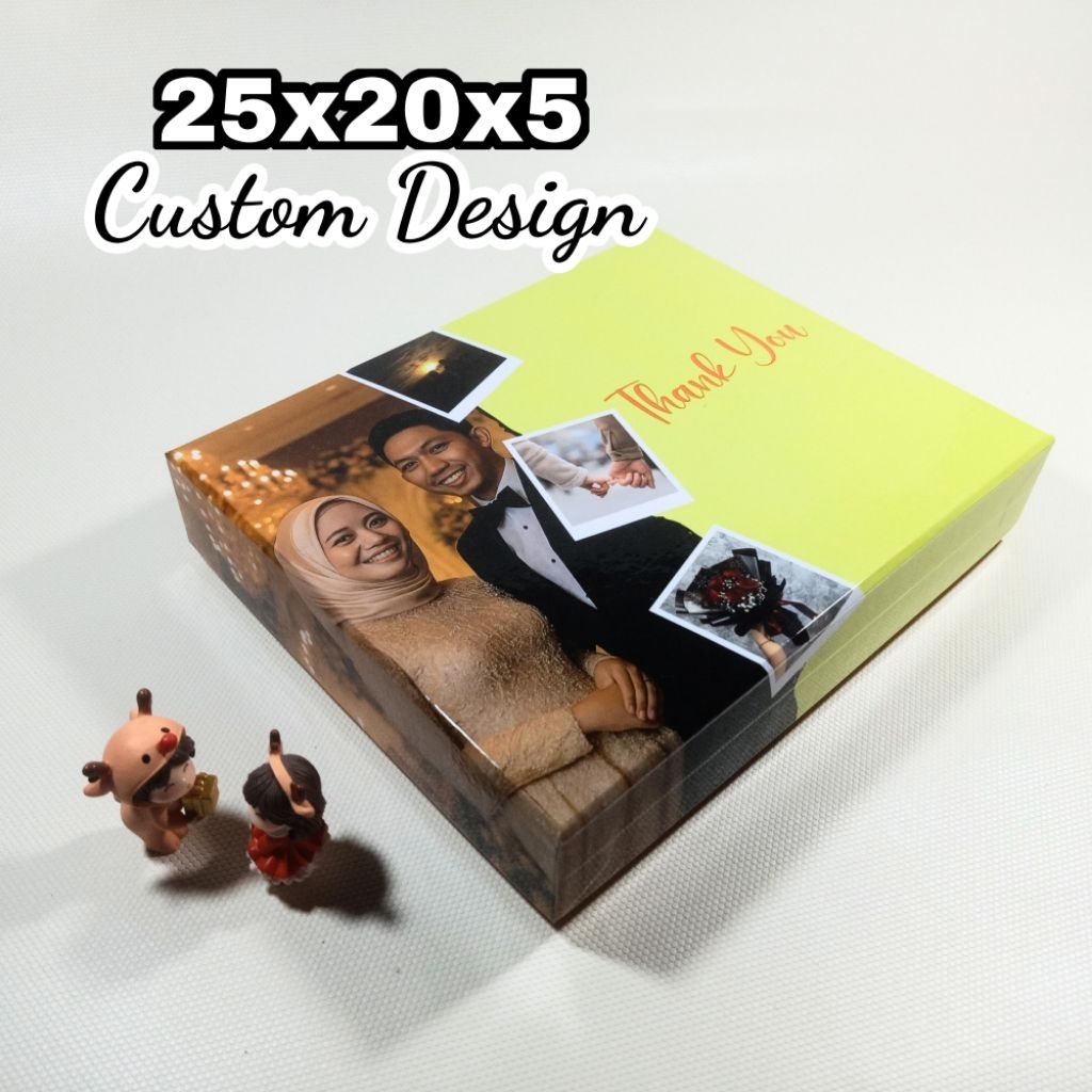

Hardbox 25x20 Custom Design Kotak Kado Gift Box Hampers Bridesmaid Premium Grosir