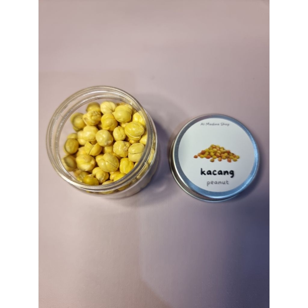 

Kacang Arab | Kacang Arab Kemasan Jar 50ml Oleh Oleh Haji Umroh