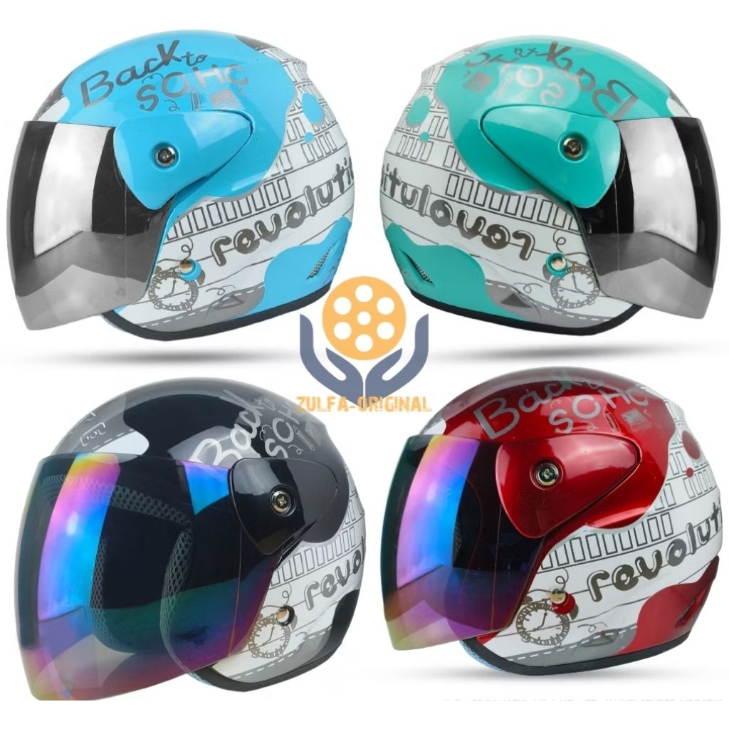 HELM JM REVOLUTION HELMET DEWASA PRIA WANITA MURAH ORIGINAL