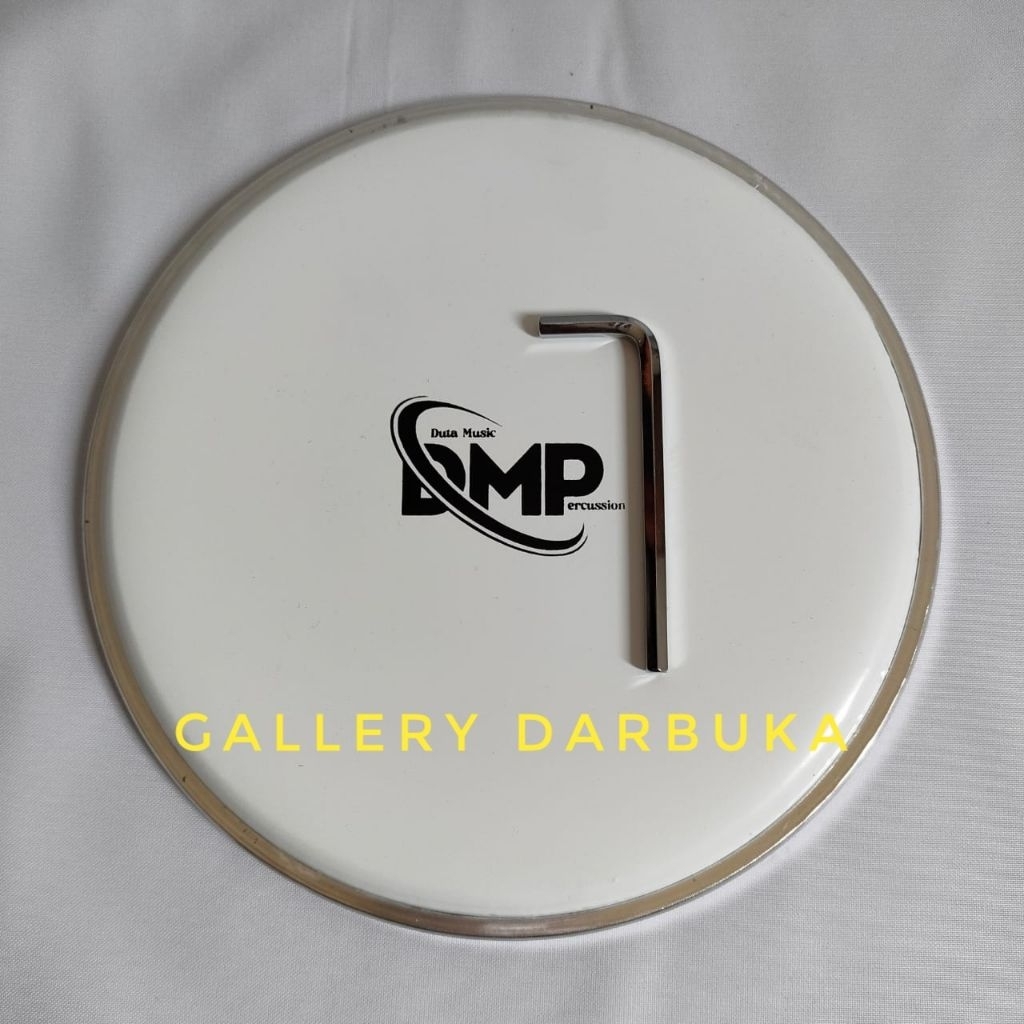 MIKA DARBUKA DMP PUTIH POLOS 8-9 INC TERMURAH GRATIS KUNCI L