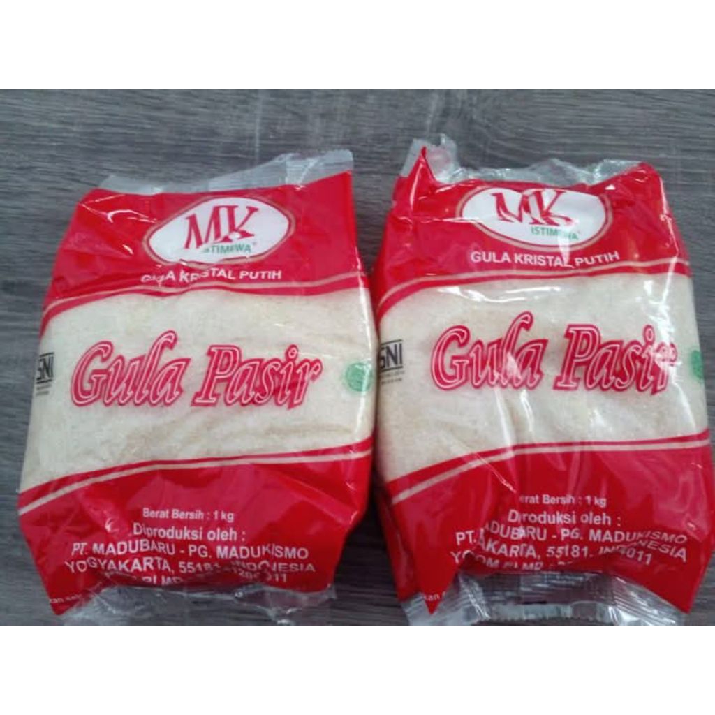 

Gula pasir MK 1 kg ECER