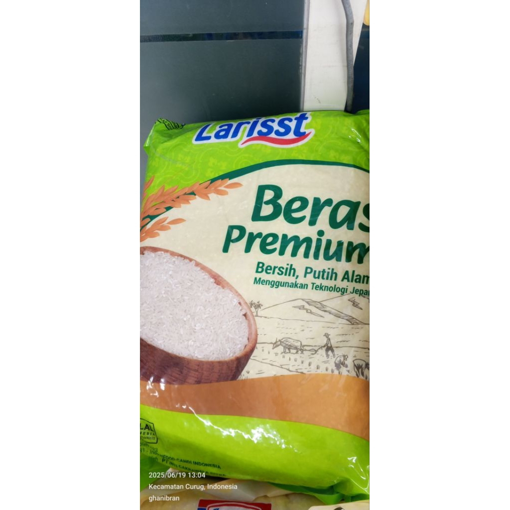 

beras larist kemasan 5kg