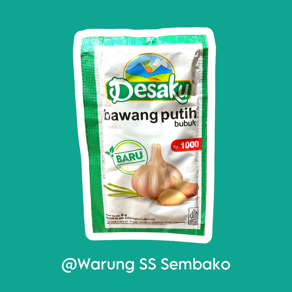 

Desaku Bawang Putih Bubuk 1 sachet