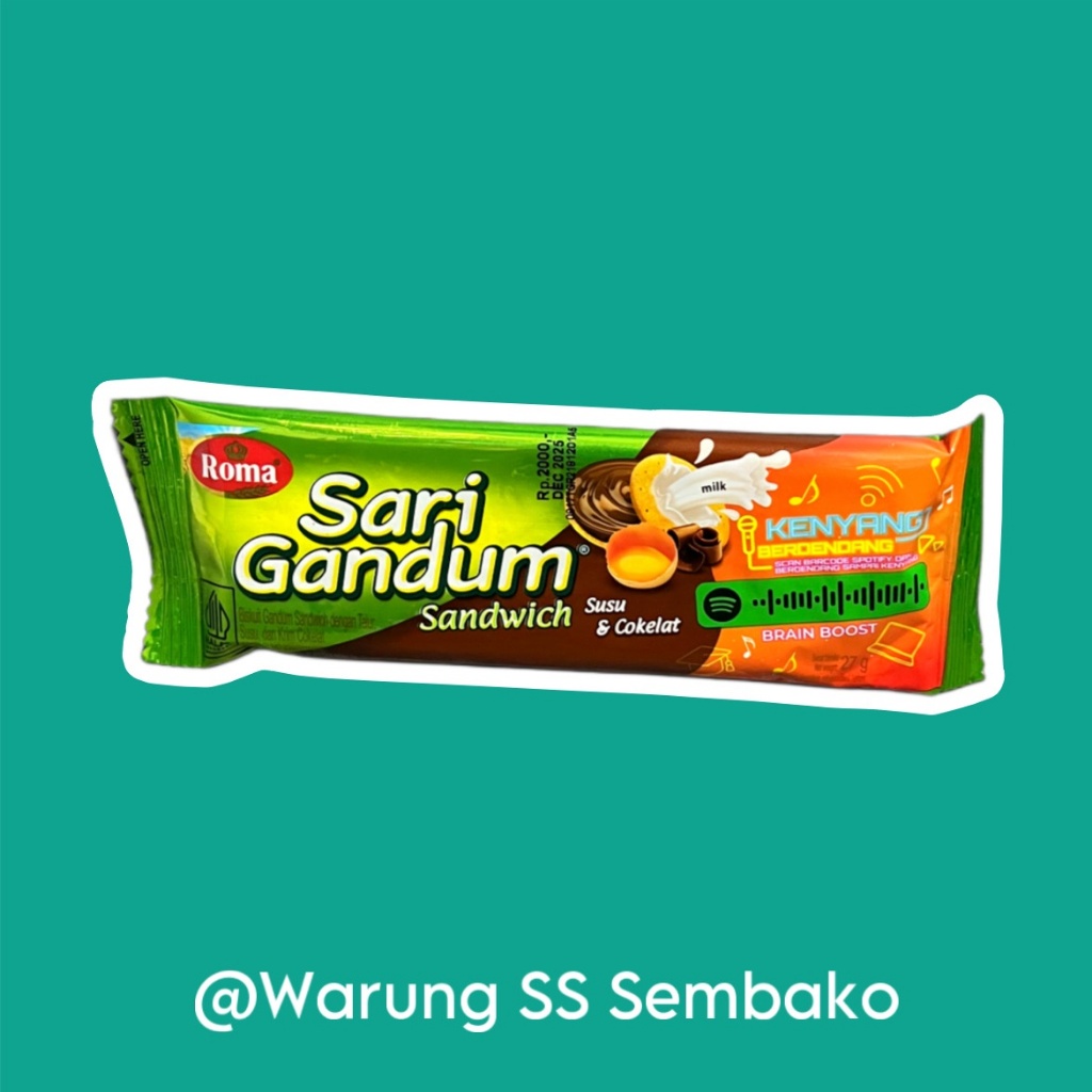 

Mayora Roma Biskuit Sari Gandum Isi Coklat 1 pcs