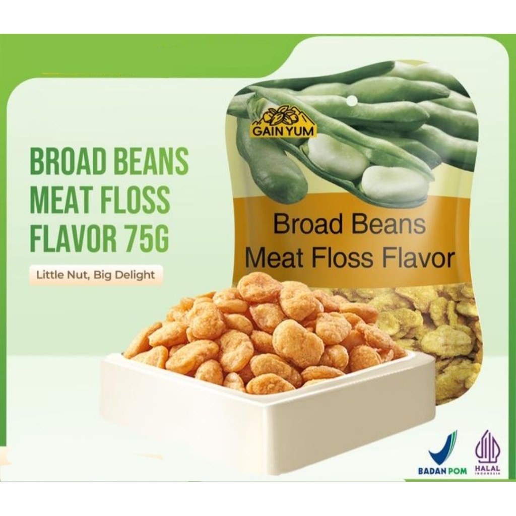 

Gain Yum Kacang Koro Rasa Abon Sapi (75 Gr)