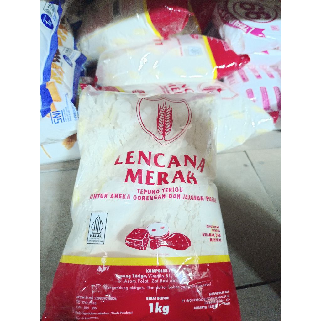 

TEPUNG TERIGU LENCANA MERAH 1kg
