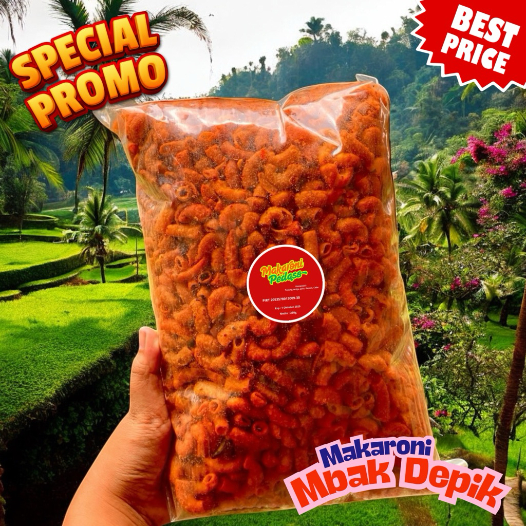 

Makaroni Pedas Mercon 250g – Ledakan Rasa di Mulut!