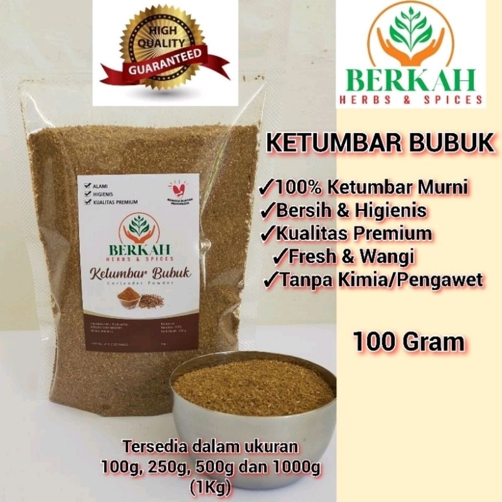 

Ketumbar Bubuk Asli Murni 100gr / Bubuk Ketumbar Hitam Asli Alami Rempah Jsr Coriander Powder
