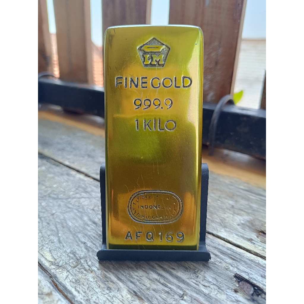 Miniatur Emas Batangan 1000gr Replika Emas 1kg