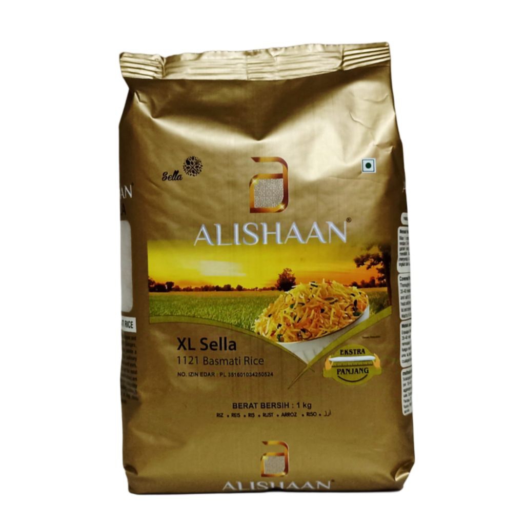

Beras Basmati india - Basmati Sella - kemasan 1 kg