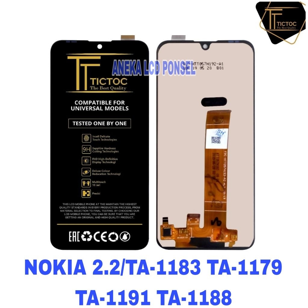 LCD NOKIA 2.2/TA-1183 TA-1179 TA-1191 TA-1188