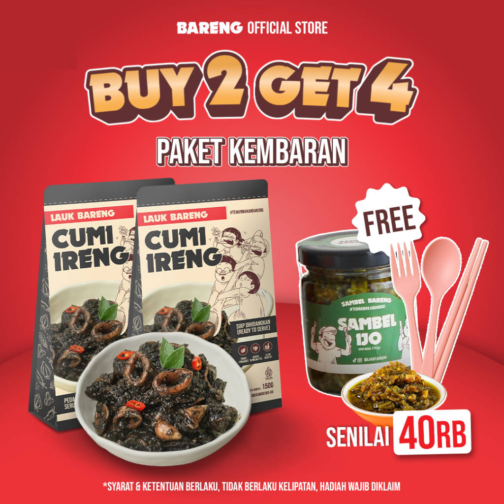 

Serenashop86 [Buy 2 Get 4] Lahap Bareng - Paket Kembaran 2 Lauk Makanan Ready To Eat, Real Food,