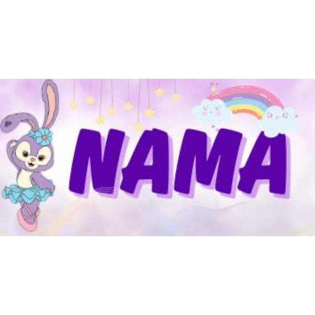 

STICKER LABEL NAMA ANTI AIR #WATERPROOF 2