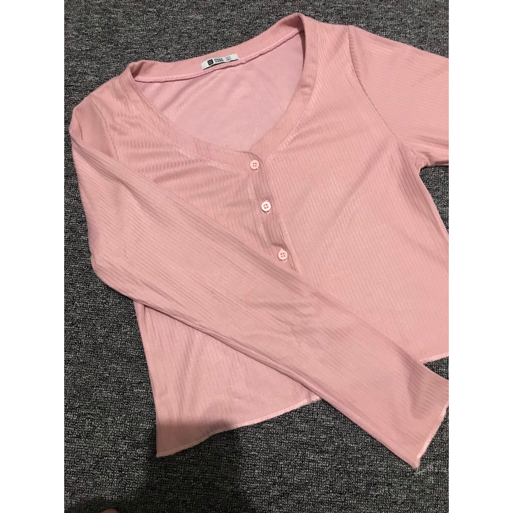 Cardigan wanita pink