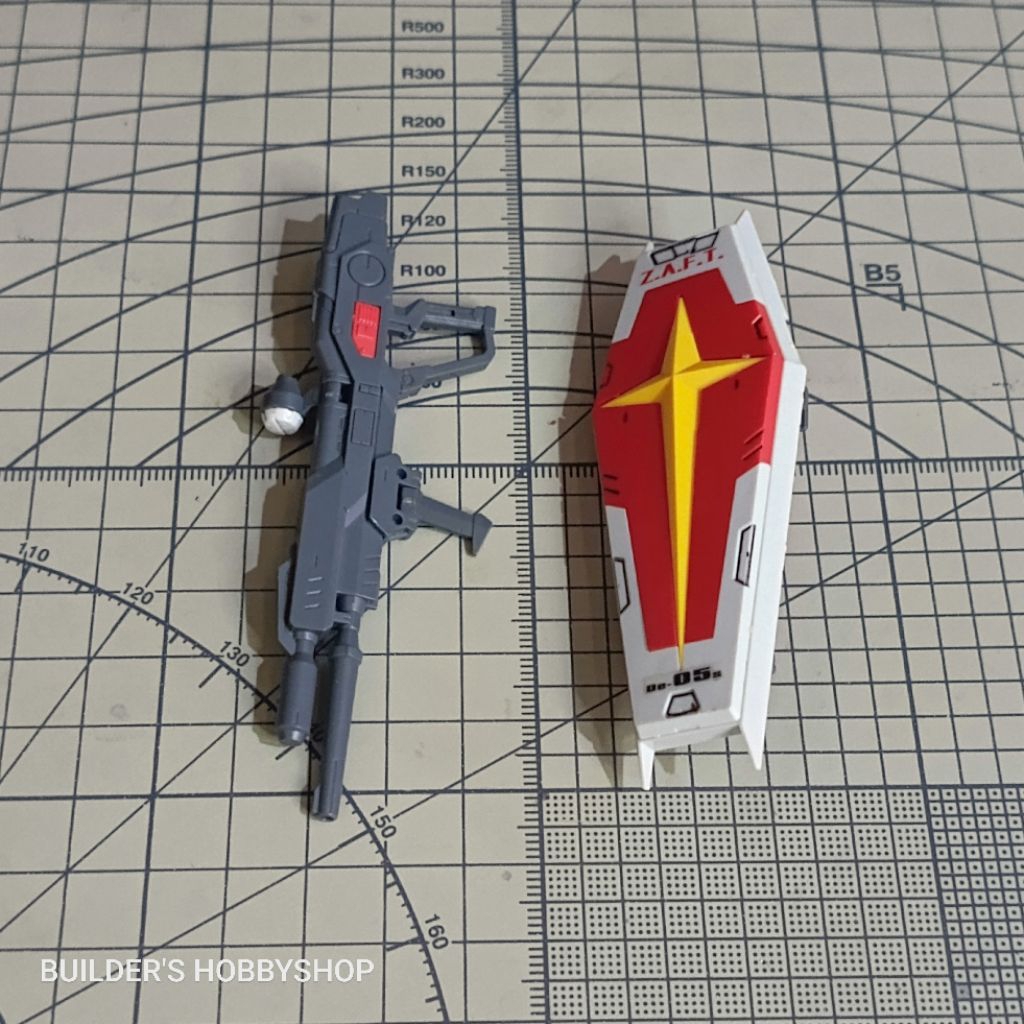 BANDAI MG 1/100 GUNPLA SWORD FORCE BLAST IMPULSE GUNDAM PART PARTS WEAPON SHIELD & BEAM RIFFLE UNIT 