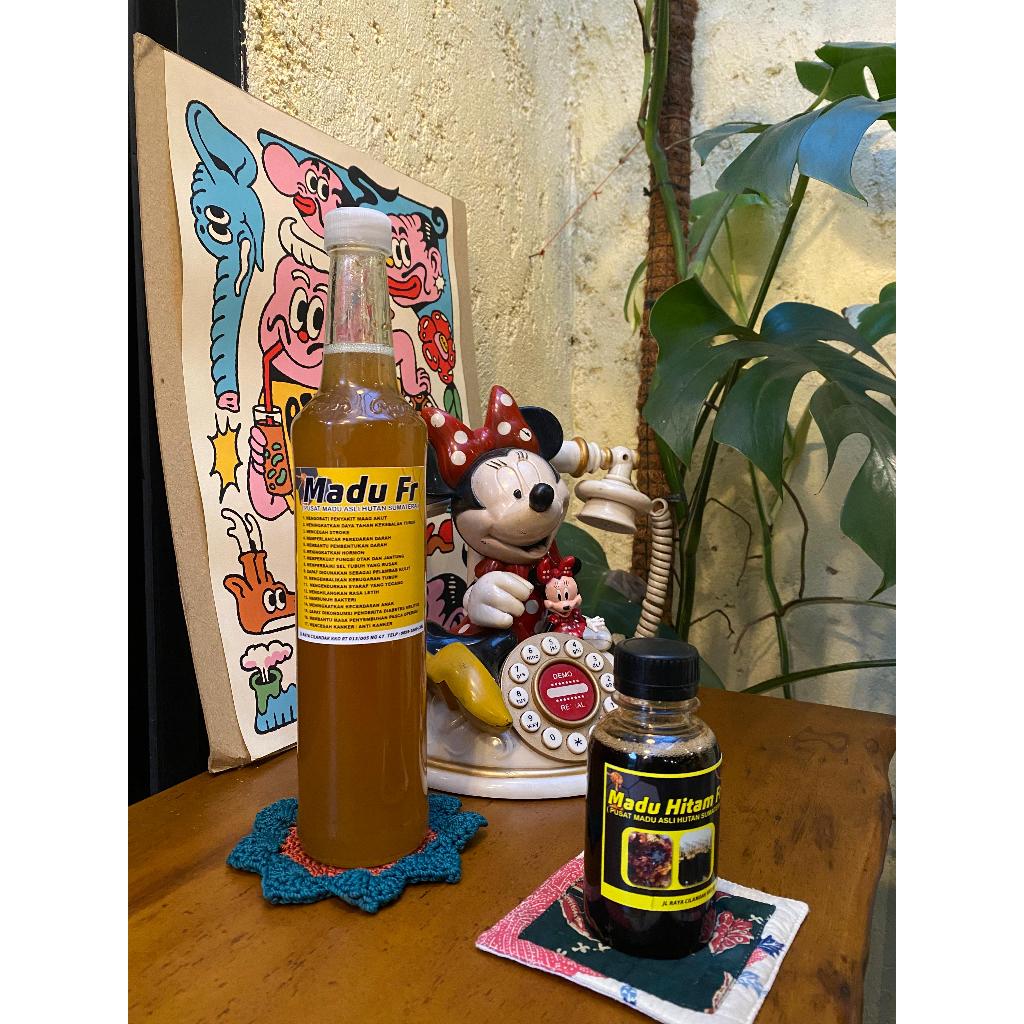 

BUNDLE | Fr-Madu Kuning 460ML dan Madu Hitam 140ML | Madu Murni 100% Asli Khas Sumatra