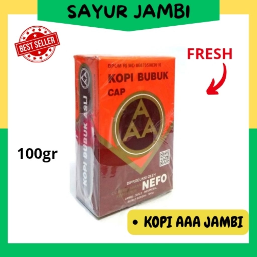 

Kopi AAA NEFO Asli Jambi 100gr