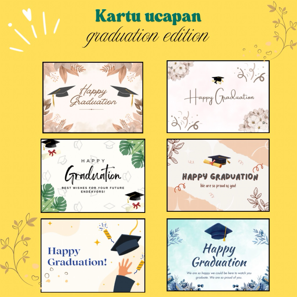 kartu ucapan/ greeting card/ kartu ucapan happy graduation/ kartu ucapan happy birthday/ kartu ucapa