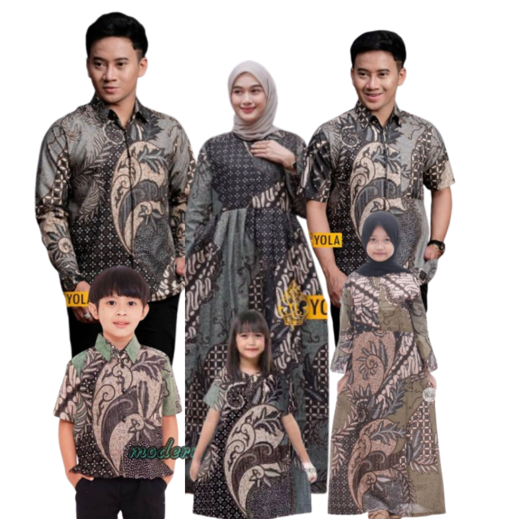 NEW ARRIVAL Batik Couple Sarimbit Batik Seragam Keluarga Kemeja dan Gamis New Motif