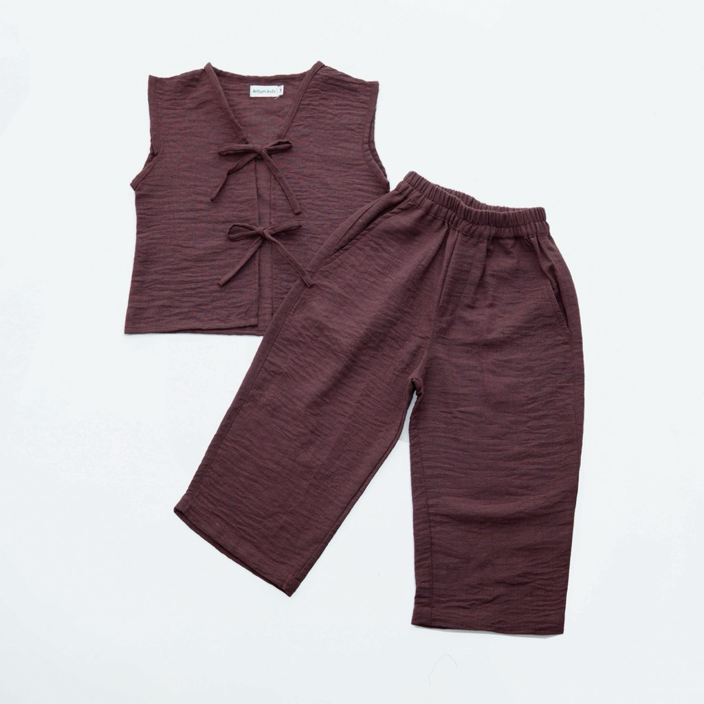 Jasmine set / setelan anak perempuan / one set anak perempuan / celana kulot anak / blouse anak / ve