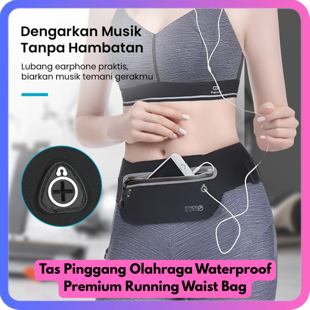 Tas Pinggang Tas Lari - Tas Lari - Tas Pinggang Olahraga Tas Pinggang Multi Fungsi - Running Belt
