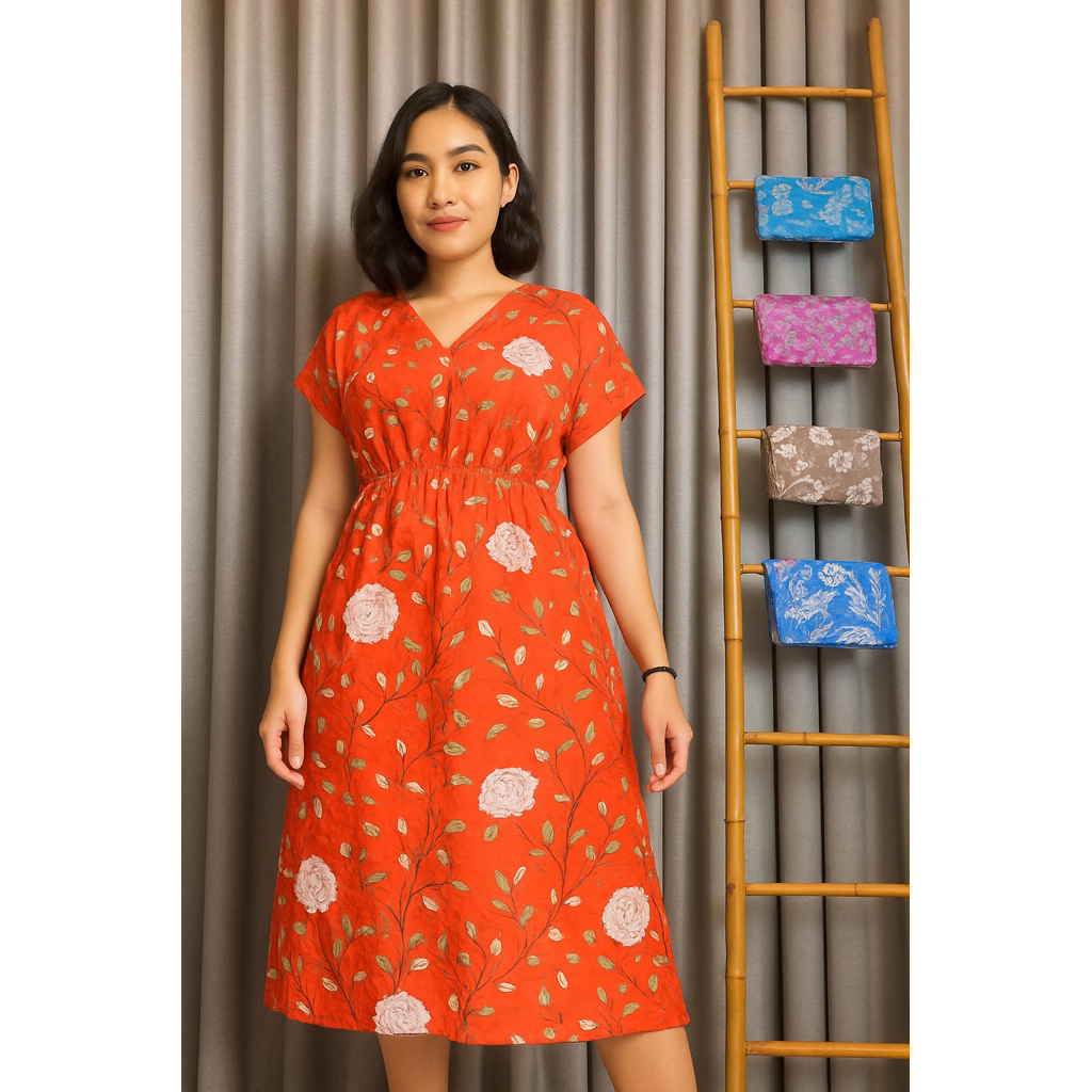 DASTER MURAH‼️ daster baju tidu perempuan cewek | pinggang karet