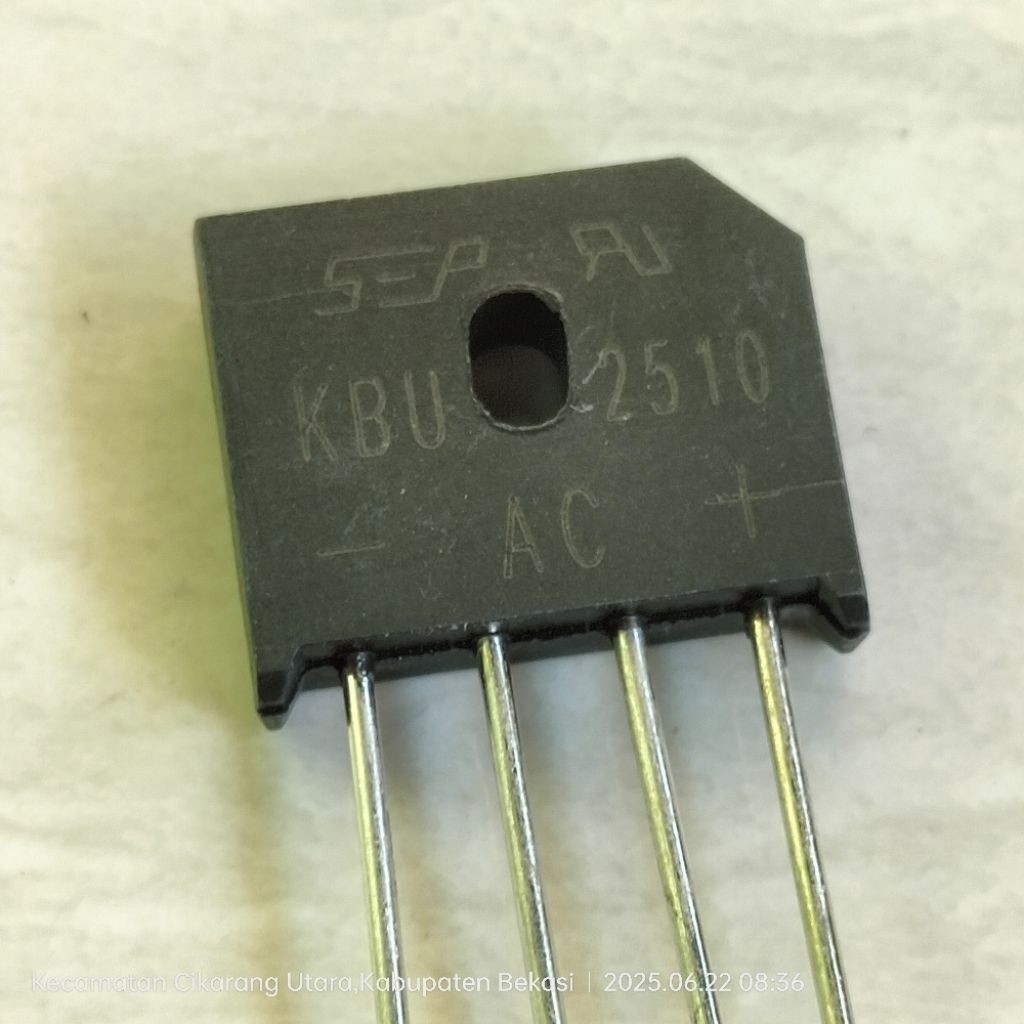 KBU2510 DIODA BRIDGE 25A1000V DIODA SISIR KIPROK 25A 1000V