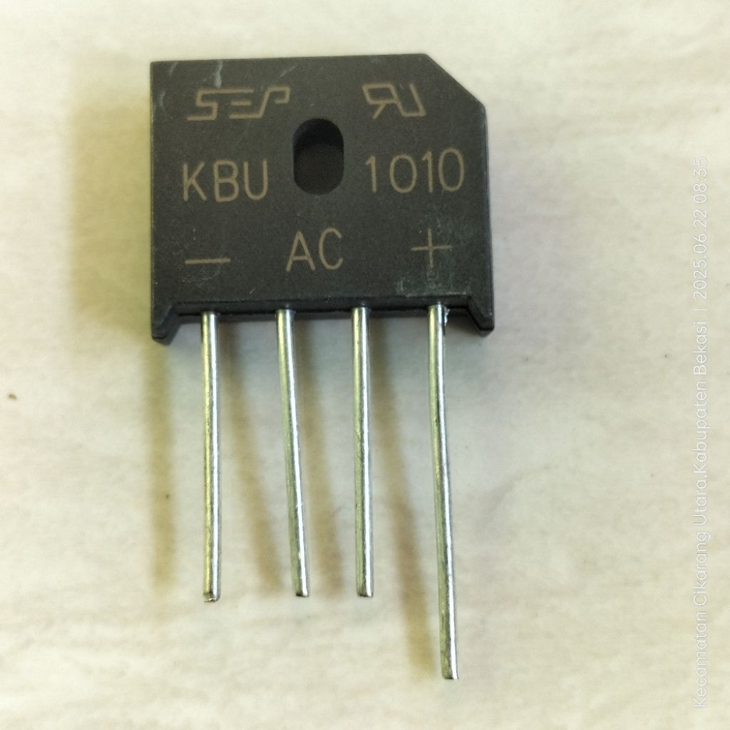 KBU1010 DIODA BRIDGE 10A1000V DIODA SISIR KIPROK 10A 1000V