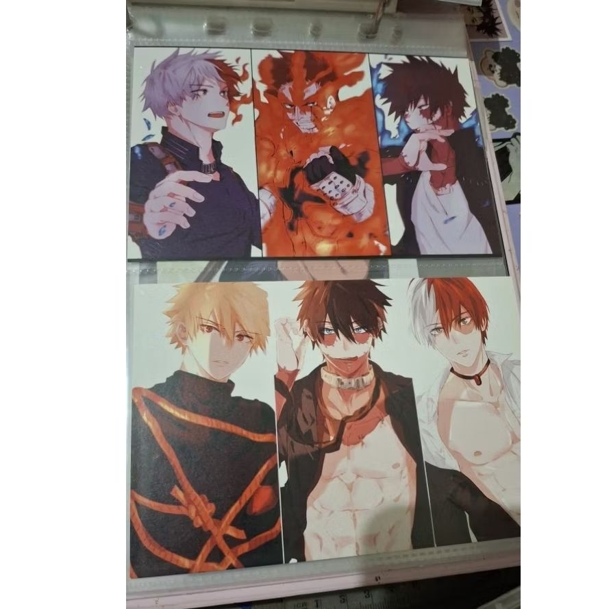 

Postcard boku no hero academia bnha (Lupa FA nya)