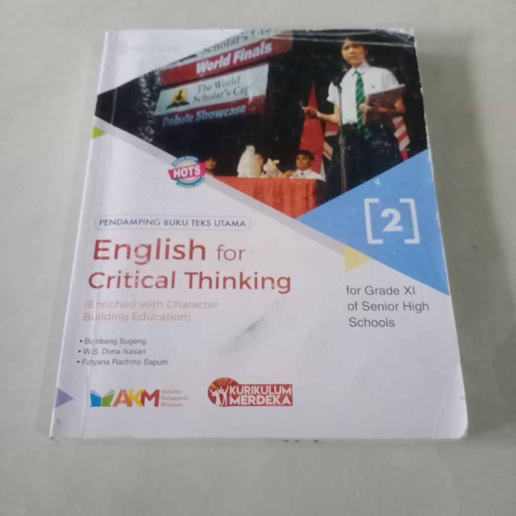 Buku Bekas TIGA SERANGKAI Bahasa Inggris Kelas 11 XI SMA Kurikulum merdeka