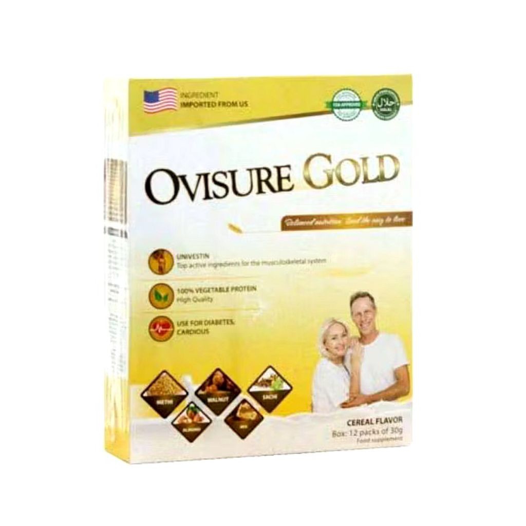 

OVISURE GOLD ASLI MILK SUSU VITAMIN UNTUK KESEHATAN TULANG DAN SENDI ISI 12 SASET