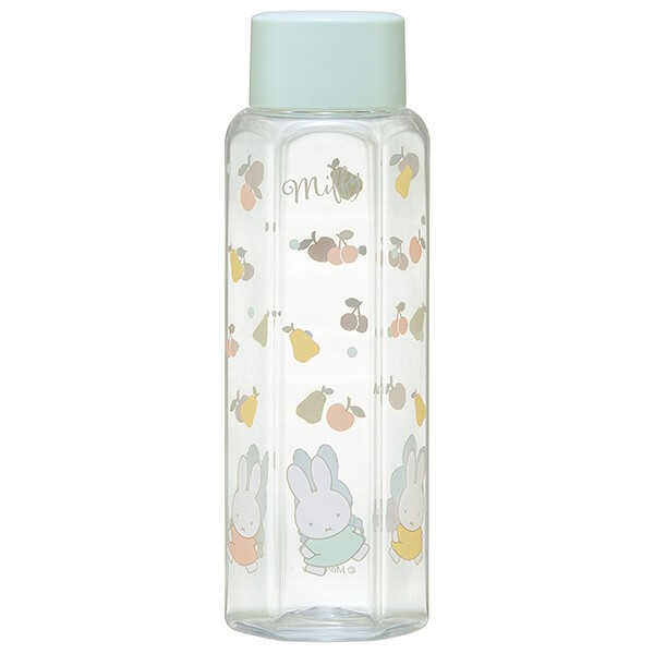 [Skater] Miffy Bottle Hexagonal Blow Bottle Bottle Plastic Water Bottle Clear Bottle - Botol Minum A