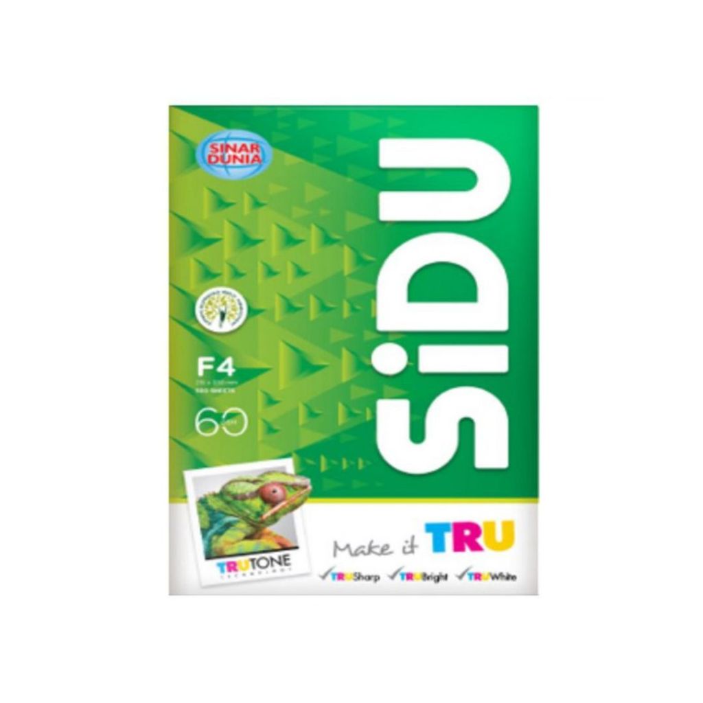 

HVS SIDU Kertas A4 F4 60 gram 70 gram Print Foto Copy 60gr 70gr 80gr 70gsm 80gsm ibox = 5 rim WARNA