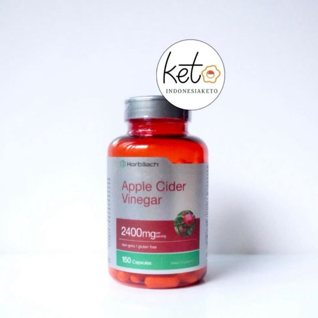 

Horbaach Apple Cider Vinegar 2400mg, 150 capsules ORI 100% USA