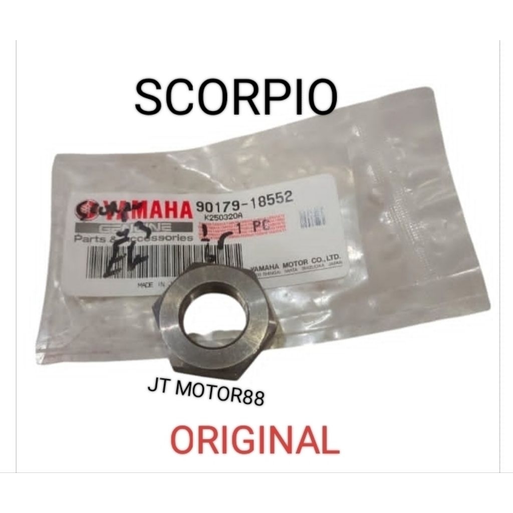 MUR NUT GEAR GIR TARIK DEPAN SCORPIO ORIGINAL 90179 18552