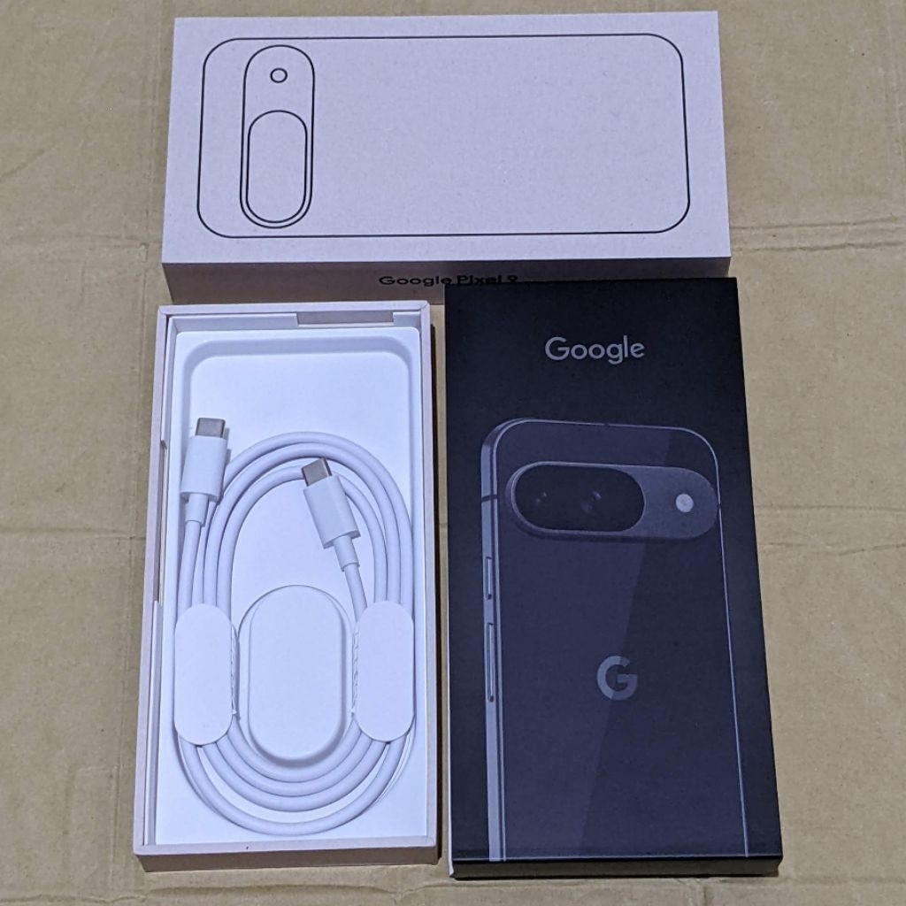 dush book / box google pixel 9 fullset obsidian - wintergreen - peony