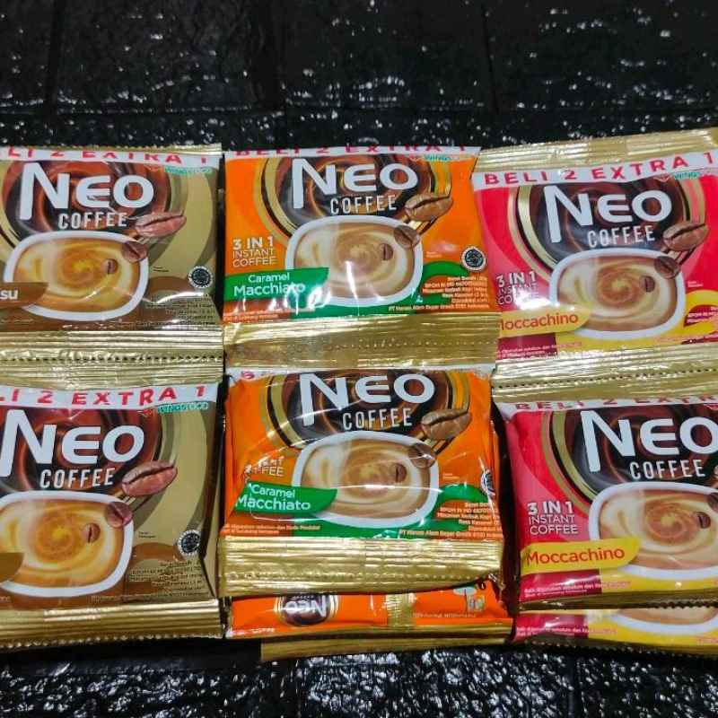 

Neo Kopi Instan – Rasa Kopi Kuat & Nikmat | Isi 10 Sachet