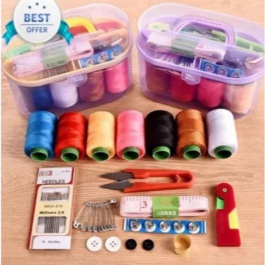 Peralatan Jahit set lengkap Menjahit Tangan Terlengkap Grosir murah Komplit