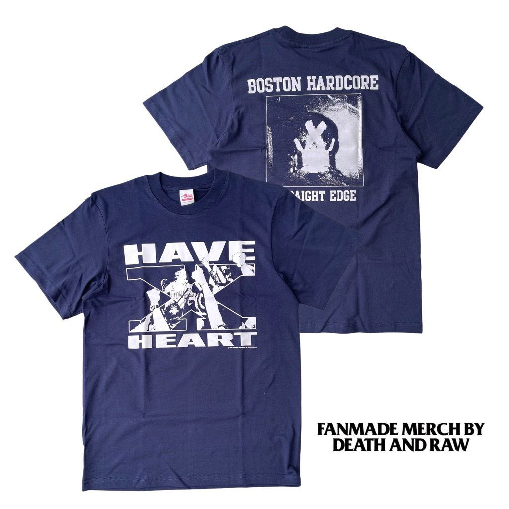 kaos band HAVE HEART - BOSTON HARDCORE (FANMADE) navy