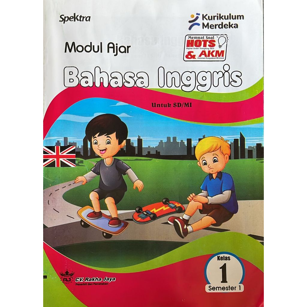 LKPD Spektra Bhs.Inggris Kelas 1 Semester Satu Kur.Merdeka SD/MI