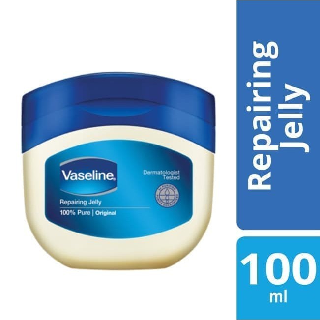 GC Kosmetik Vaseline Petroleum Jelly Repairing Jelly Jar 100 ML | 50 ML Petroleum Jelly Kulit Kering