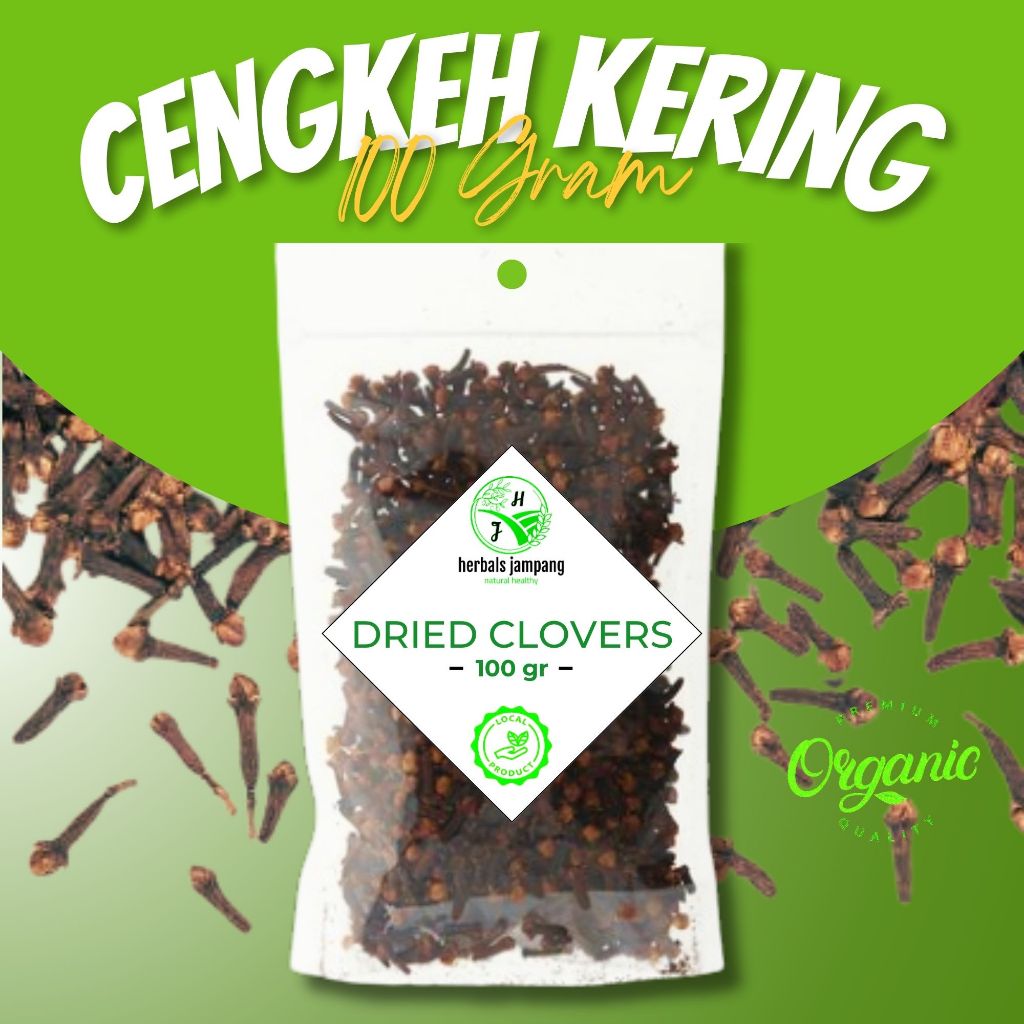 

cengkeh kering organik kemasan 100 gram
