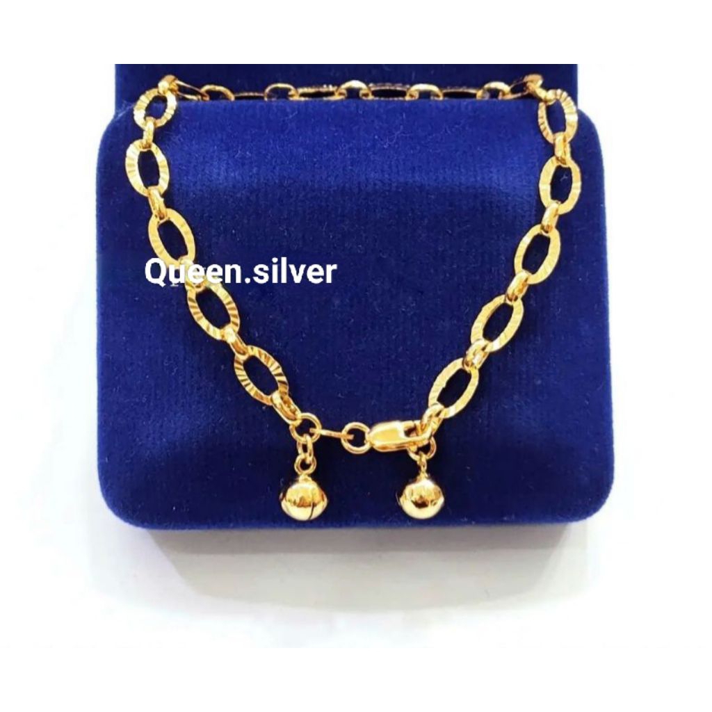 GELANG RANTAI PERAK 925 Asli