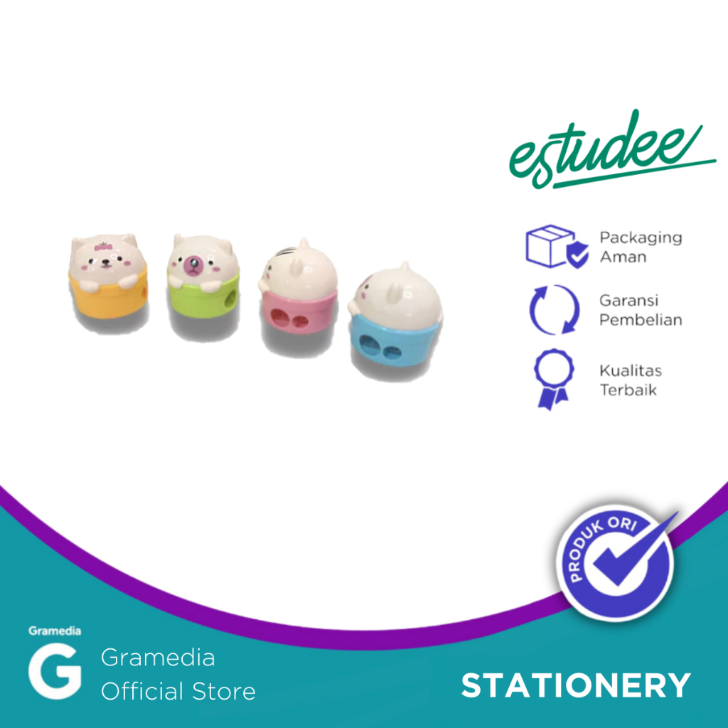 

Gramedia Pekanbaru - RAUTAN ESTUDEE CAT SHARPENER WITH TWO HOLES ES-360