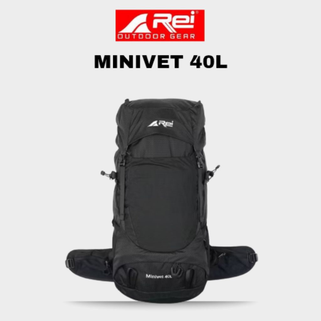 Tas Carrier Rei Minivet 40L+Raincover Original