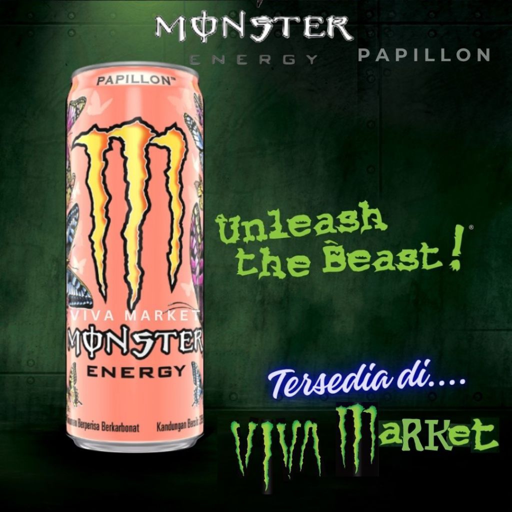 

Monster Energy Drink Punch 355ml, Papillon